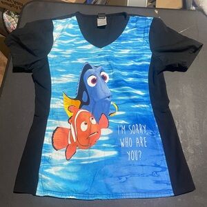 Finding Dory Scrub Top